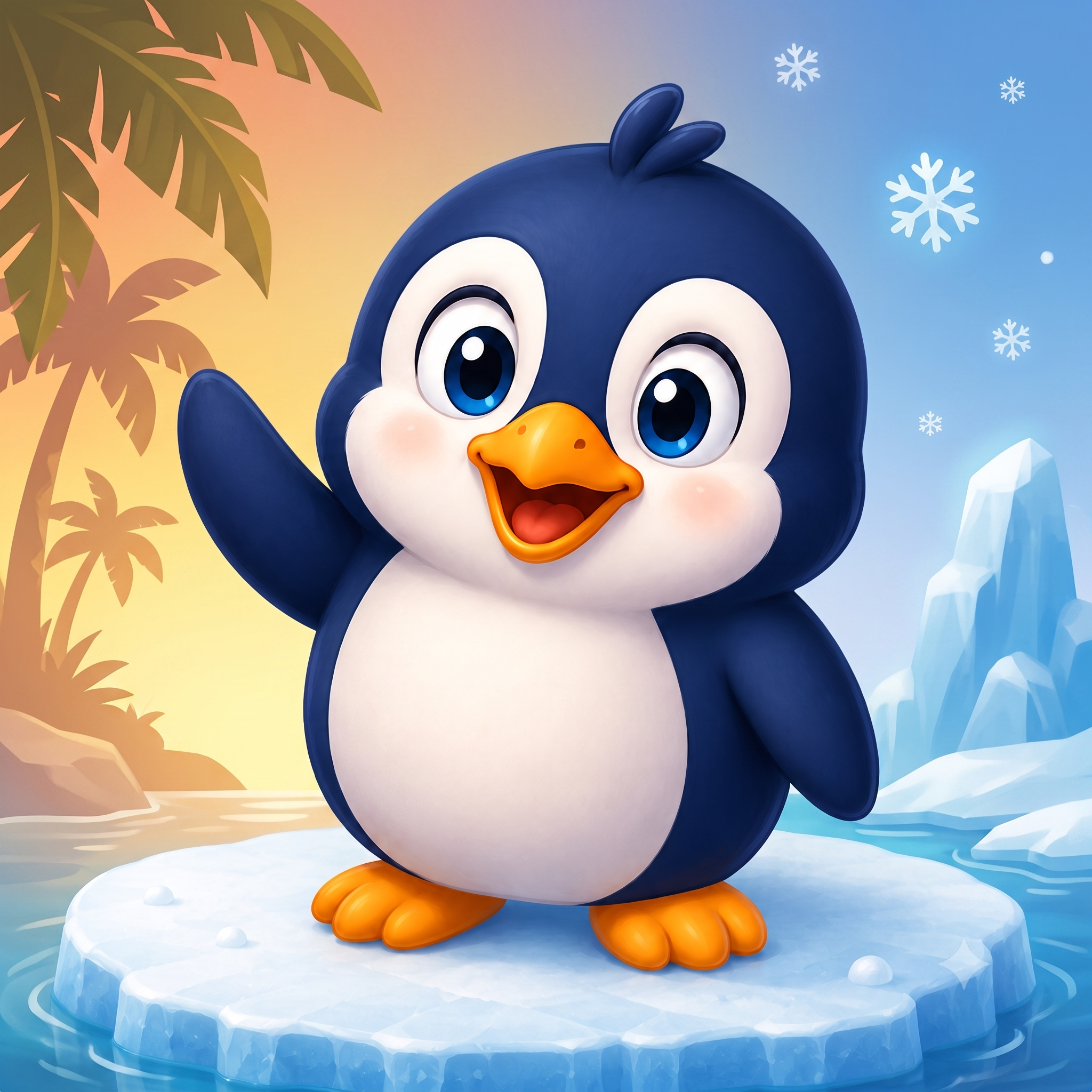 Frosted Penguin
